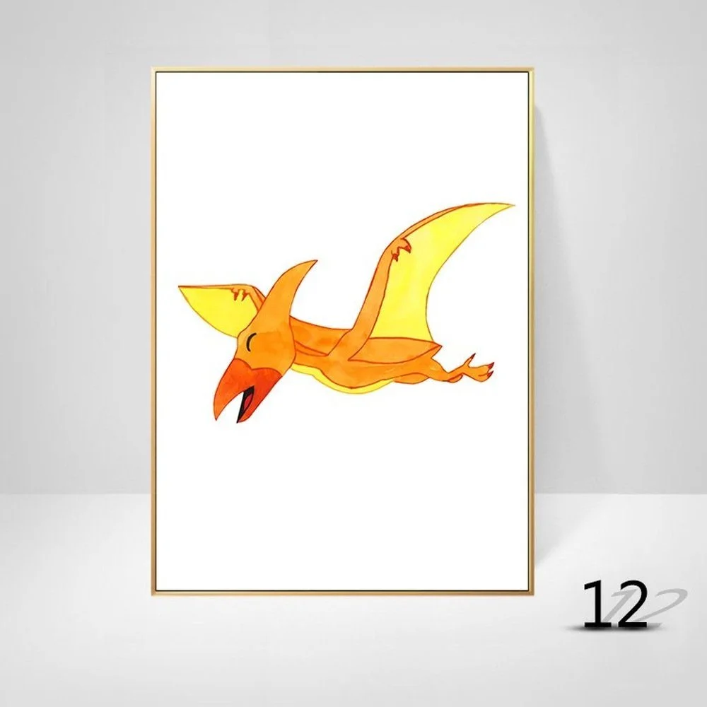 Kinderzimmer Poster-Set „Waldtiere“ – 6er-Set, A4